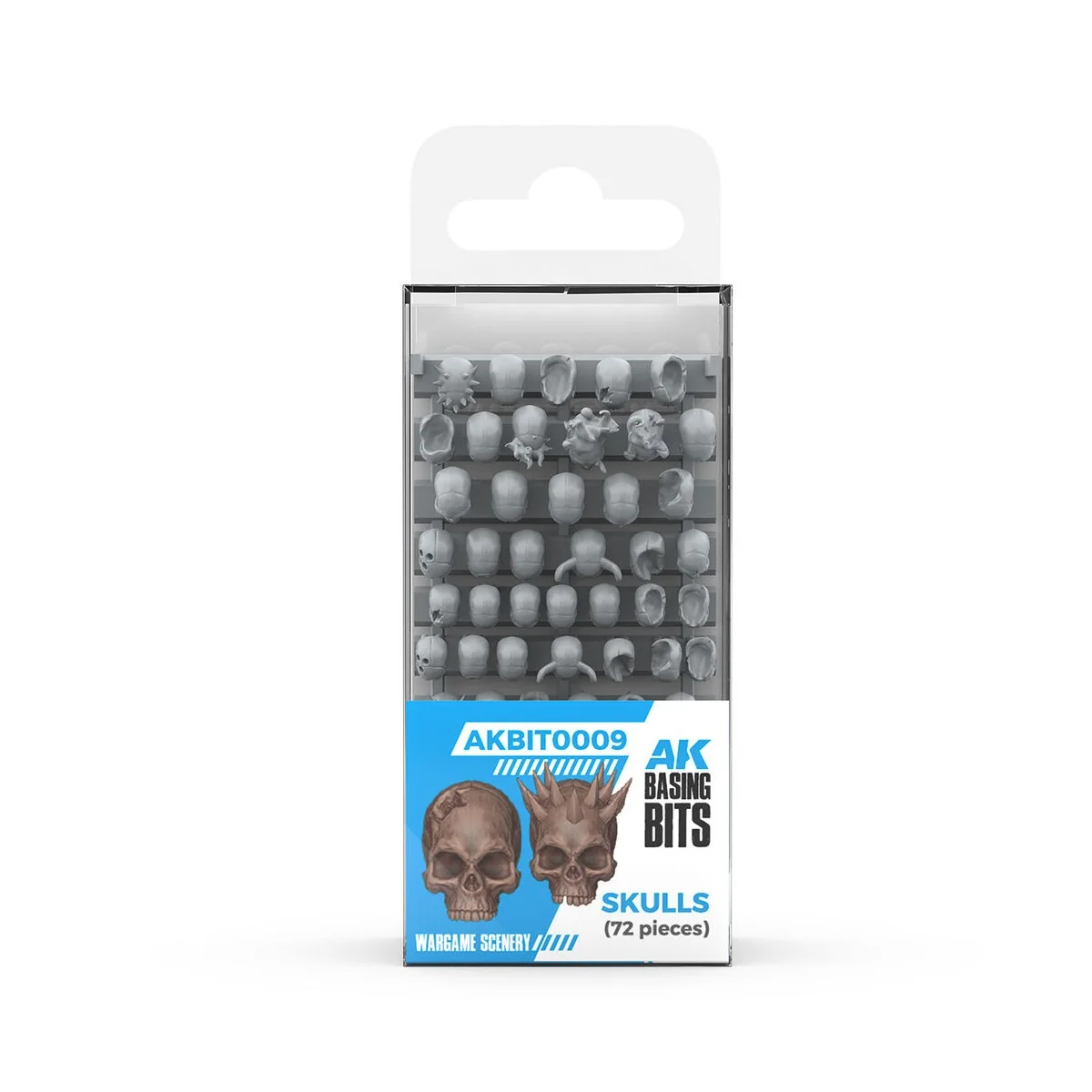 SKULLS - BASING BITS 72 pieces - AK Interactive AKBIT0009
