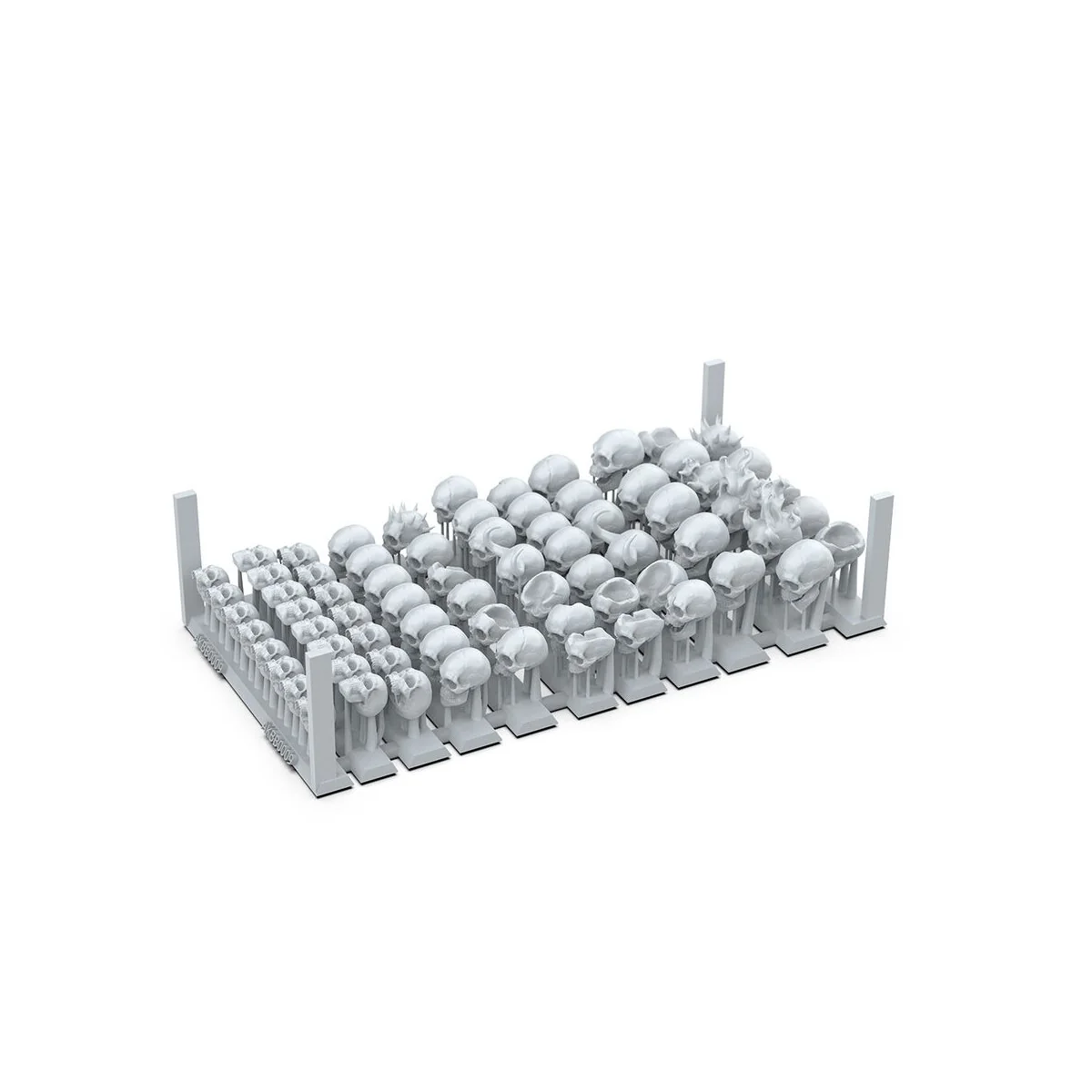 SKULLS - BASING BITS 72 pieces - AK Interactive AKBIT0009