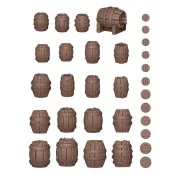 WOOD BARRELS - BASING BITS 32 pieces - AK Interactive AKBIT0011