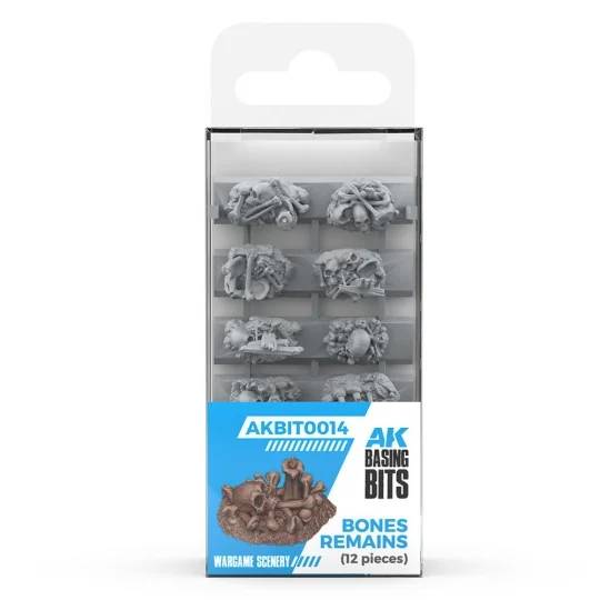 BONES REMAINS - BASING BITS 12 pieces - AK Interactive AKBIT0014