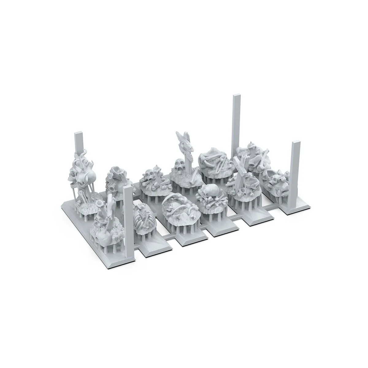 BONES REMAINS - BASING BITS 12 pieces - AK Interactive AKBIT0014