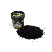 BLACK RUBBER GRAVEL 0, 8-2MM - AK Interactive AK8311 BLACK RUBBER GRAVEL 0, 8-2MM - AK Interactive AK8311