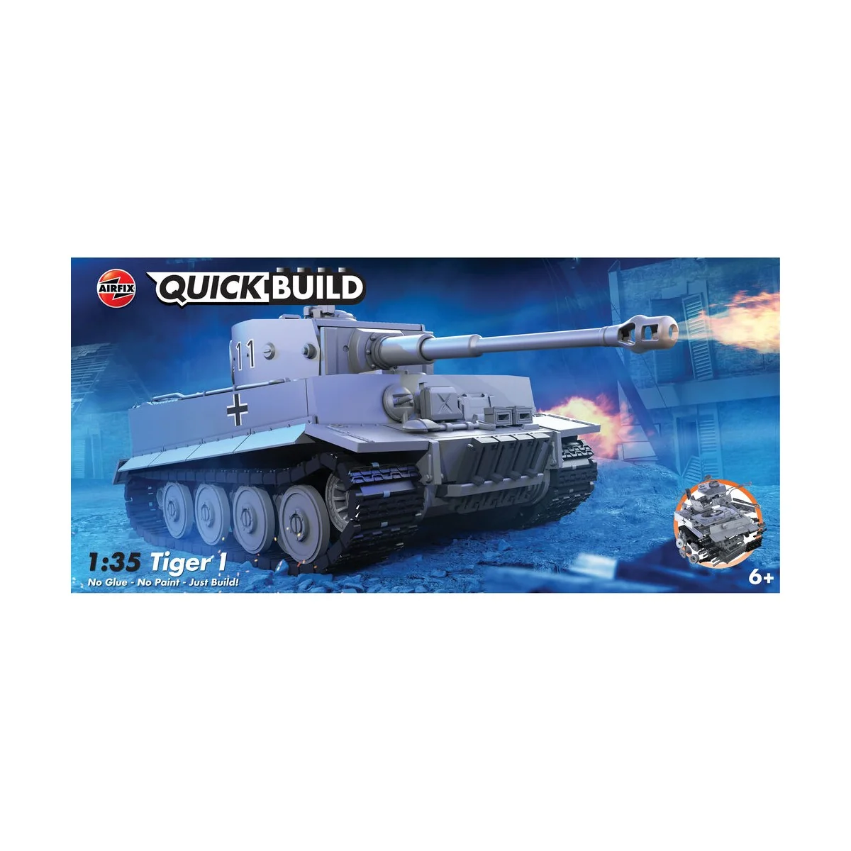 QUICKBUILD Tiger I, 1/35 - Airfix J6041