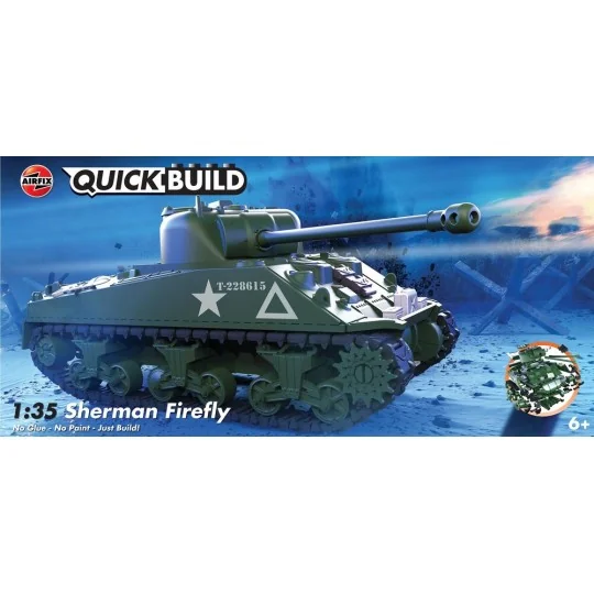 QUICKBUILD Sherman Firefly, 1/35 - Airfix J6042 QUICKBUILD Sherman Firefly, 1/35 - Airfix J6042