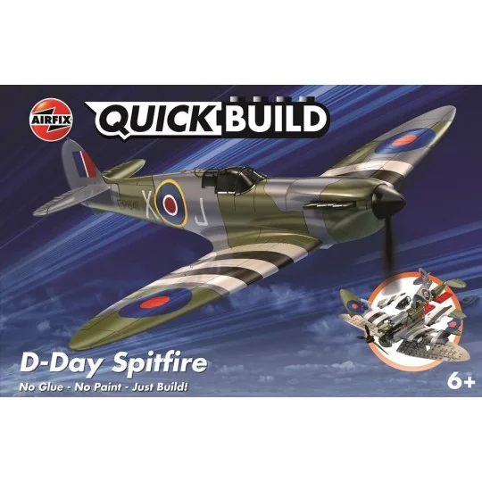 QUICKBUILD D-Day Spitfire - Airfix J6045 QUICKBUILD D-Day Spitfire - Airfix J6045