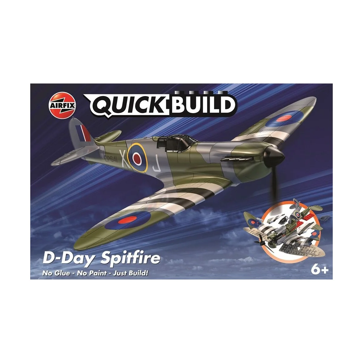 QUICKBUILD D-Day Spitfire - Airfix J6045 QUICKBUILD D-Day Spitfire - Airfix J6045