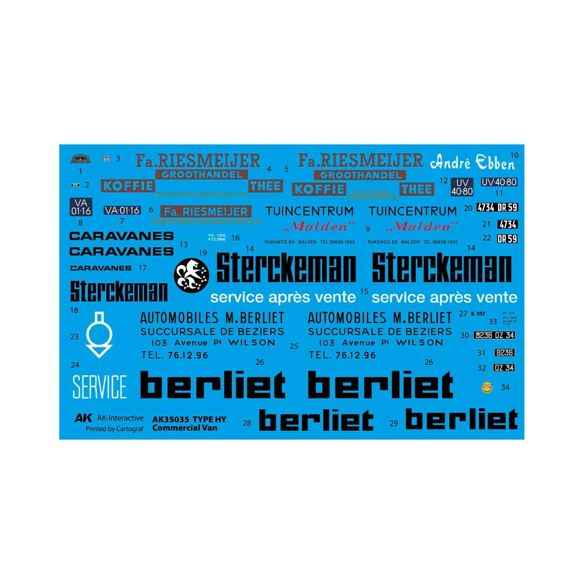 TYPE HY COMMERCIAL VAN, 1/35 - AK Interactive AK35035