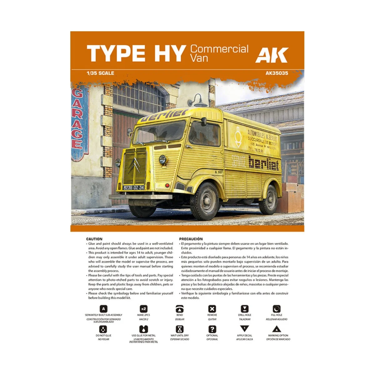 TYPE HY COMMERCIAL VAN, 1/35 - AK Interactive AK35035