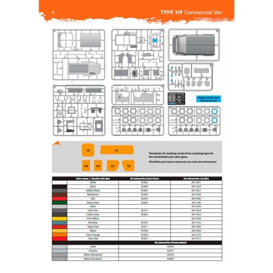 TYPE HY COMMERCIAL VAN, 1/35 - AK Interactive AK35035