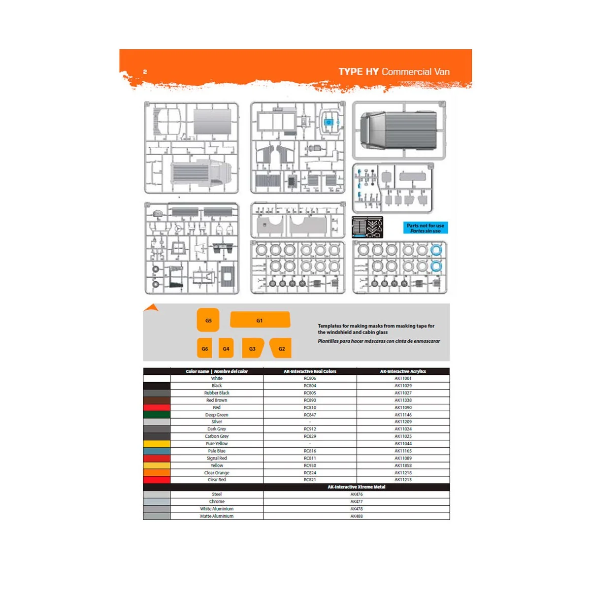 TYPE HY COMMERCIAL VAN, 1/35 - AK Interactive AK35035