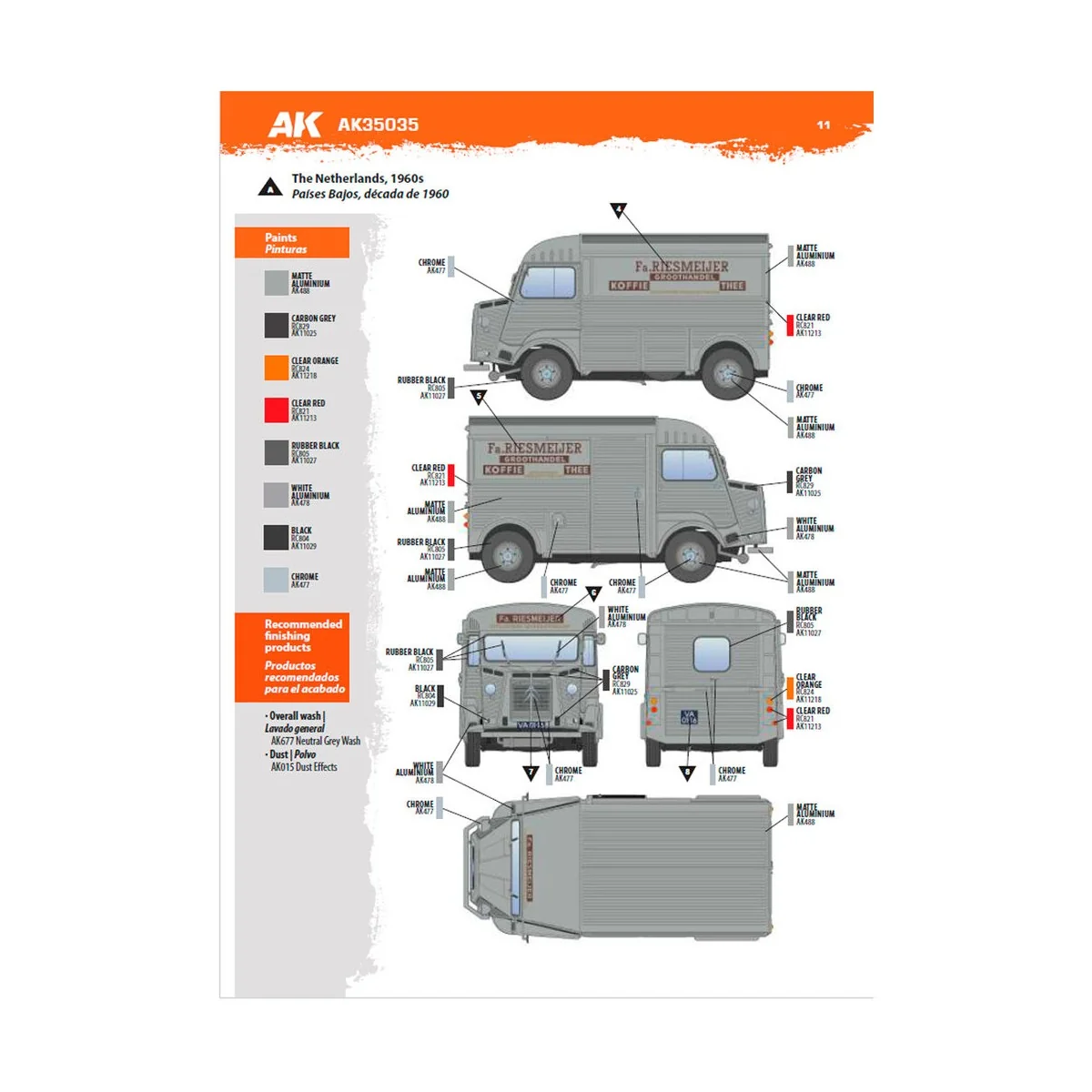 TYPE HY COMMERCIAL VAN, 1/35 - AK Interactive AK35035