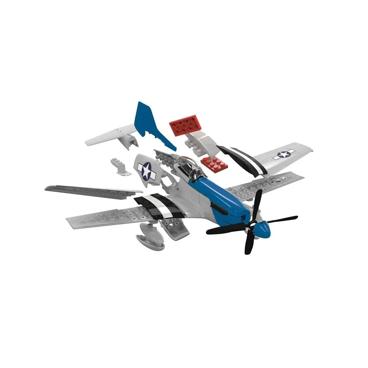 QUICKBUILD-Day Mustang - Airfix J6046 QUICKBUILD-Day Mustang - Airfix J6046