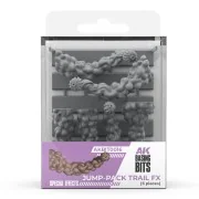 JUMP-PACK TRAIL FX - BASING BITS 6 pieces - AK Interactive AKBIT0016 JUMP-PACK TRAIL FX - BASING BITS 6 pieces - AK Interactive AKBIT0016