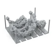 JUMP-PACK TRAIL FX - BASING BITS 6 pieces - AK Interactive AKBIT0016 JUMP-PACK TRAIL FX - BASING BITS 6 pieces - AK Interactive AKBIT0016