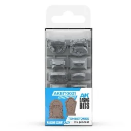 TUMBSTONES - BASING BITS 14 pieces - AK Interactive AKBIT0021