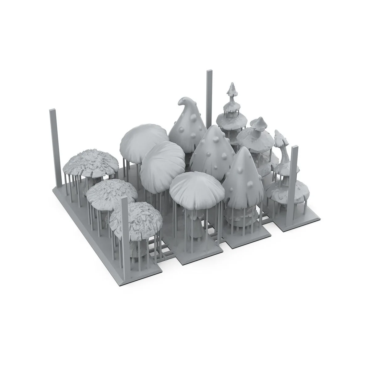 GIGANT MUSROOMS - BASING BITS 12 pieces - AK Interactive AKBIT0022