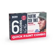 PAINTING SKIN TONES - AK Interactive AK17526 PAINTING SKIN TONES - AK Interactive AK17526