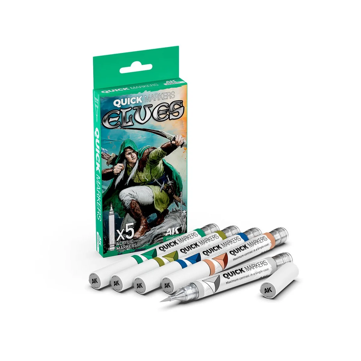 ELVES QUICK MARKERS SET - AK Interactive AKMQ101 ELVES QUICK MARKERS SET - AK Interactive AKMQ101
