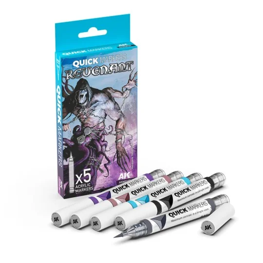 REVENANT QUICK MARKERS SET - AK Interactive AKMQ102 REVENANT QUICK MARKERS SET - AK Interactive AKMQ102