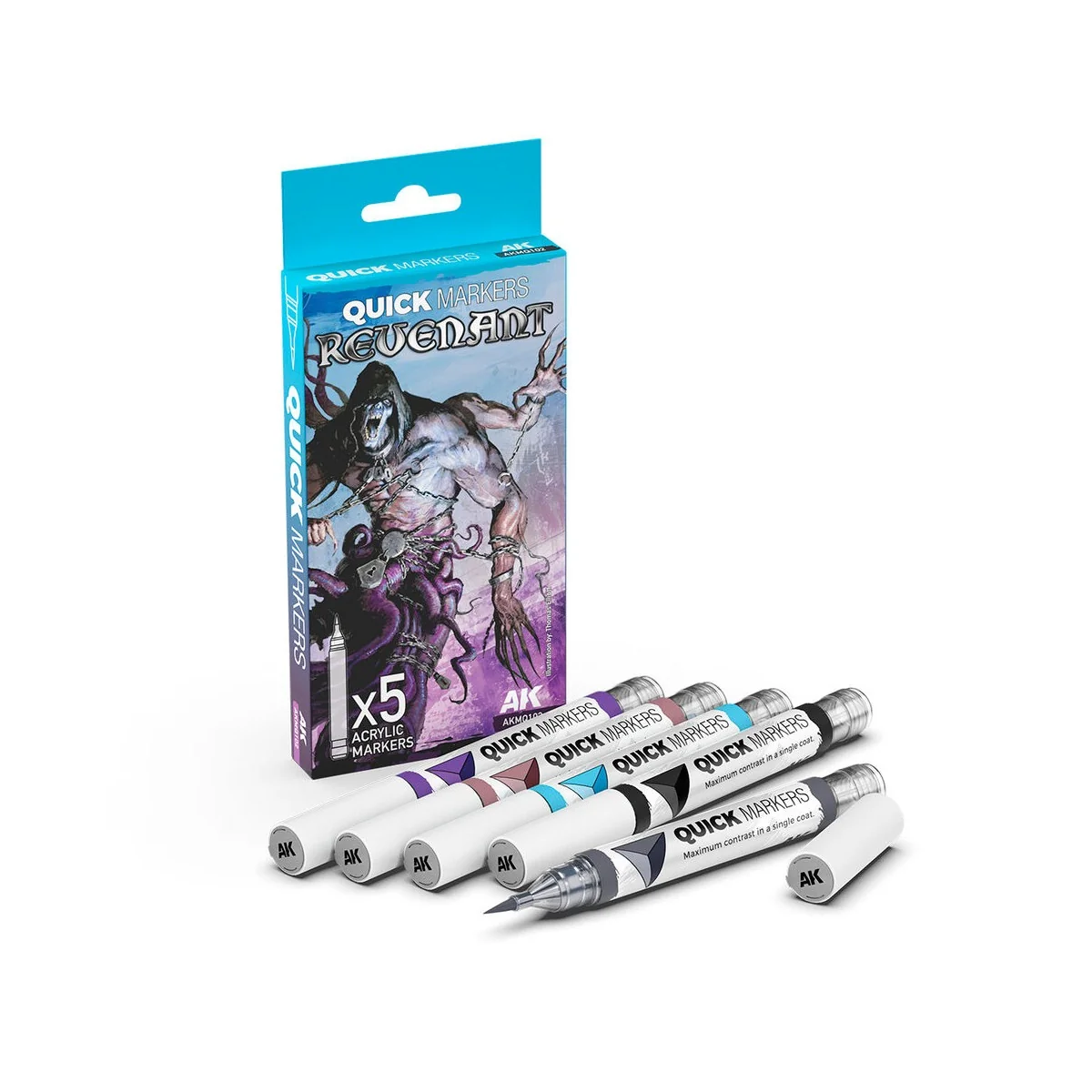 REVENANT QUICK MARKERS SET - AK Interactive AKMQ102 REVENANT QUICK MARKERS SET - AK Interactive AKMQ102