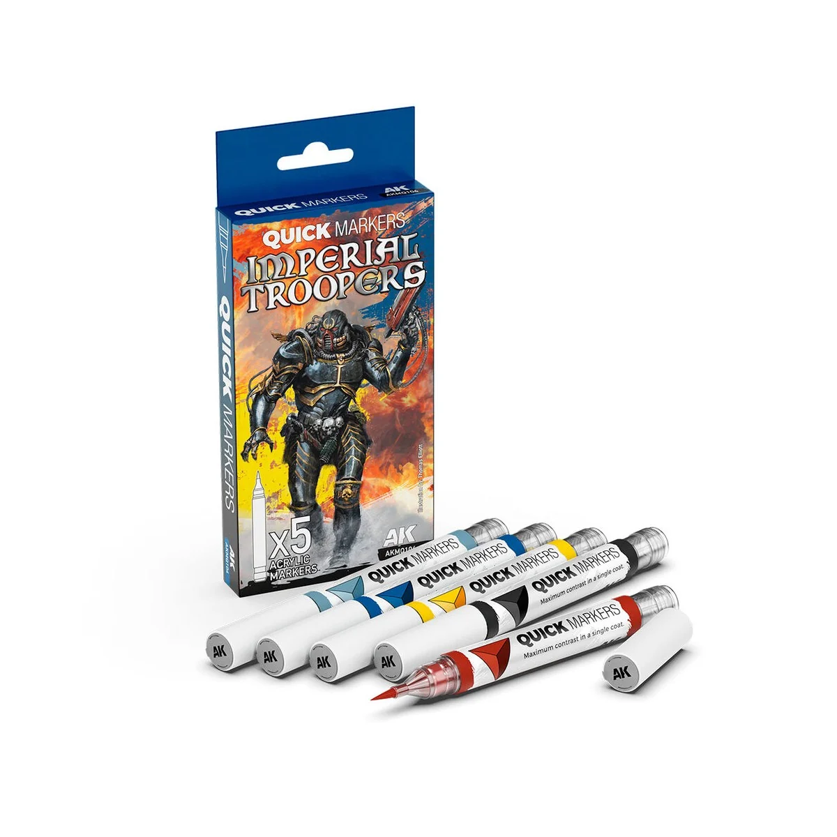 IMPERIAL TROOPERS QUICK MARKERS SET - AK Interactive AKMQ104
