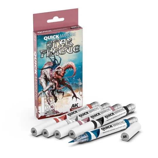 STAR PLAGUE QUICK MARKERS SET - AK Interactive AKMQ105