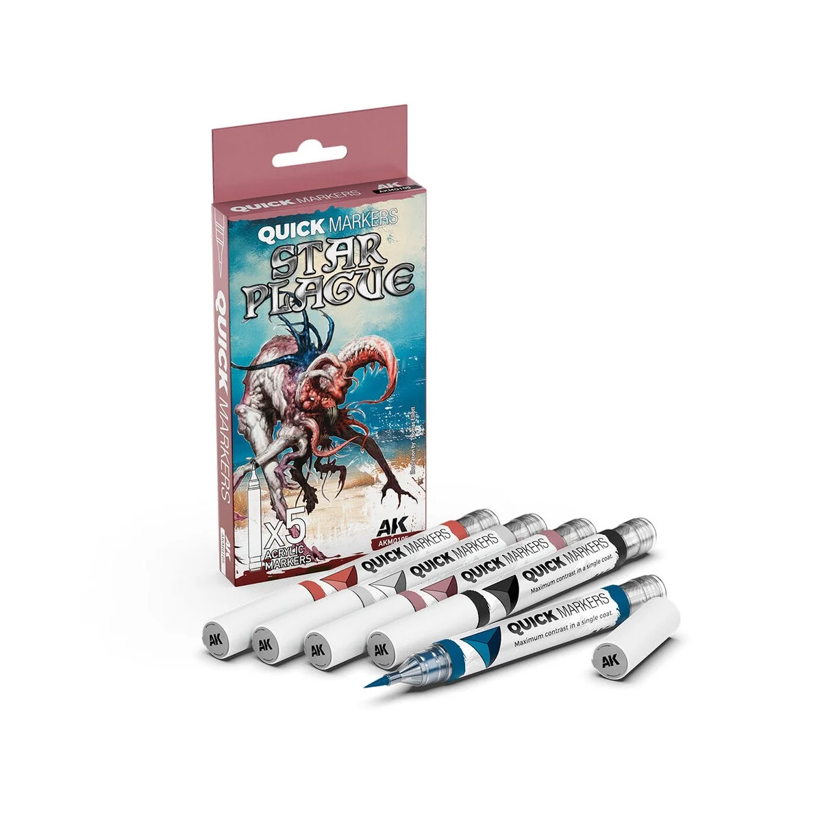 STAR PLAGUE QUICK MARKERS SET - AK Interactive AKMQ105