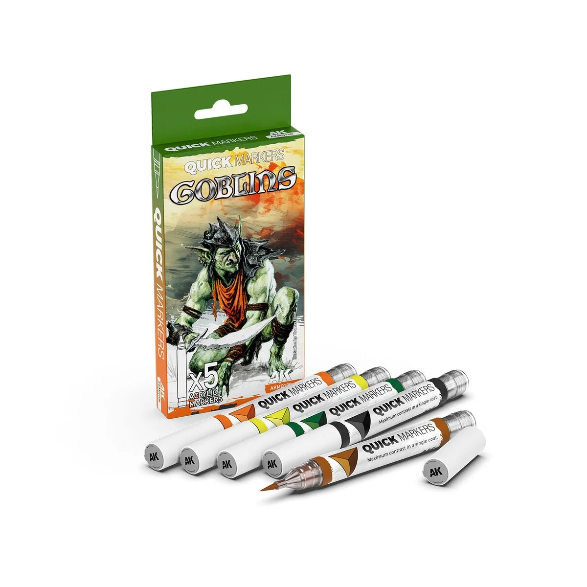 GOBLINS QUICK MARKERS SET - AK Interactive AKMQ108 GOBLINS QUICK MARKERS SET - AK Interactive AKMQ108