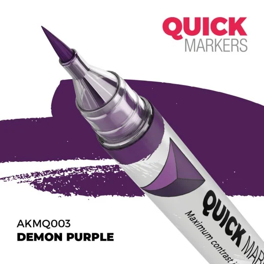 DEMON PURPLE - QUICK MARKER - AK Interactive AKMQ003 DEMON PURPLE - QUICK MARKER - AK Interactive AKMQ003