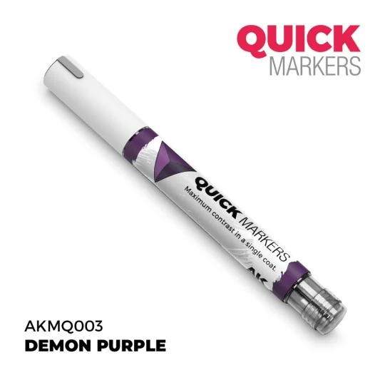 DEMON PURPLE - QUICK MARKER - AK Interactive AKMQ003 DEMON PURPLE - QUICK MARKER - AK Interactive AKMQ003