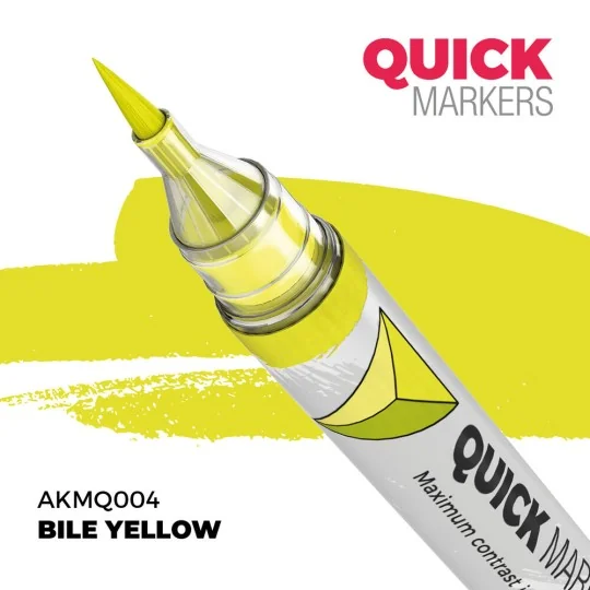 BILE YELLOW - QUICK MARKER - AK Interactive AKMQ004 BILE YELLOW - QUICK MARKER - AK Interactive AKMQ004