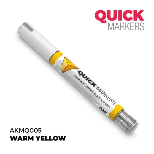 WARM YELLOW - QUICK MARKER - AK Interactive AKMQ005 WARM YELLOW - QUICK MARKER - AK Interactive AKMQ005