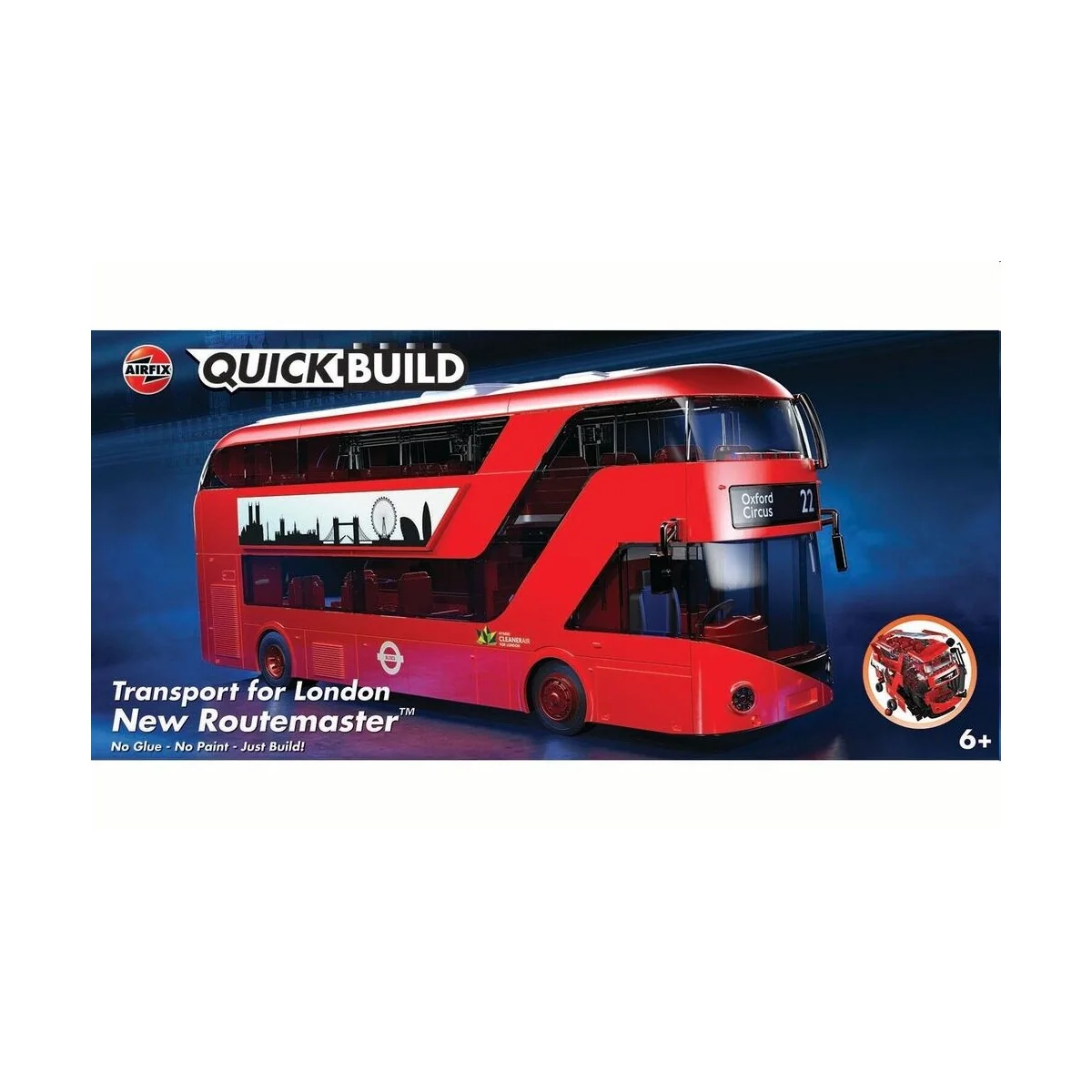QUICKBUILD New Routemaster Bus - Airfix J6050