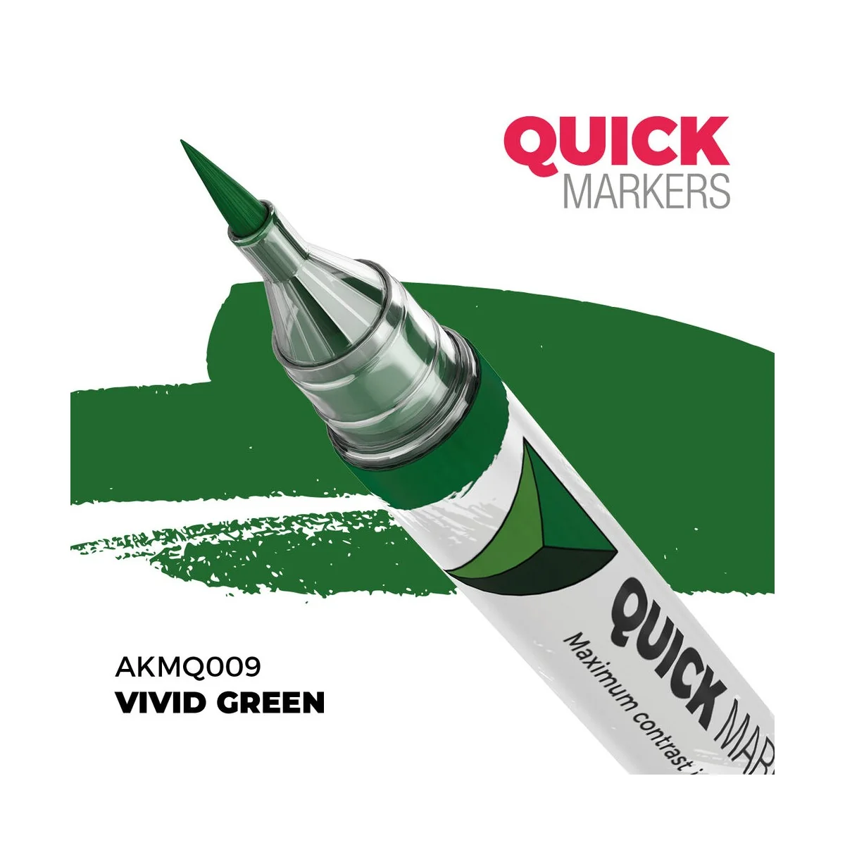 VIVID GREEN - QUICK MARKER - AK Interactive AKMQ009 VIVID GREEN - QUICK MARKER - AK Interactive AKMQ009
