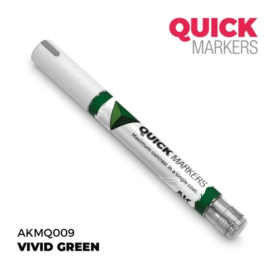 VIVID GREEN - QUICK MARKER - AK Interactive AKMQ009 VIVID GREEN - QUICK MARKER - AK Interactive AKMQ009