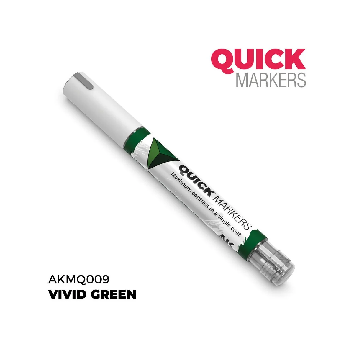 VIVID GREEN - QUICK MARKER - AK Interactive AKMQ009 VIVID GREEN - QUICK MARKER - AK Interactive AKMQ009