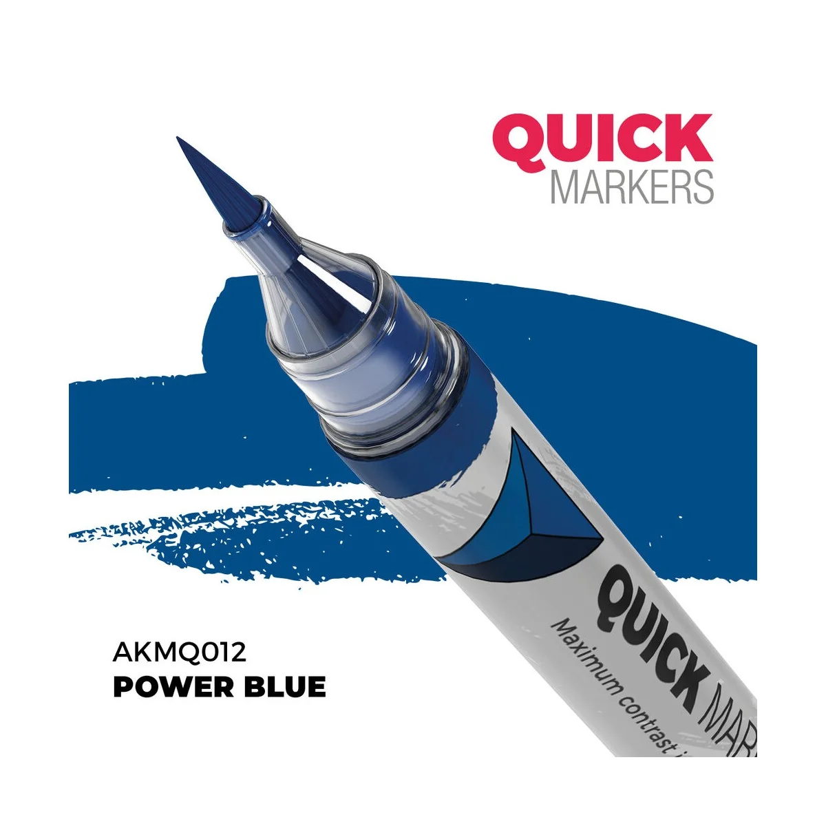 POWER BLUE - QUICK MARKER - AK Interactive AKMQ012 POWER BLUE - QUICK MARKER - AK Interactive AKMQ012