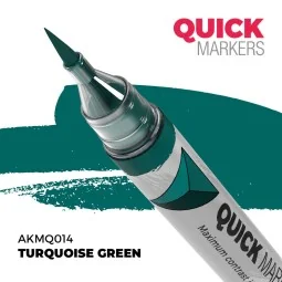 TURQUOISE GREEN - QUICK MARKER - AK Interactive AKMQ014