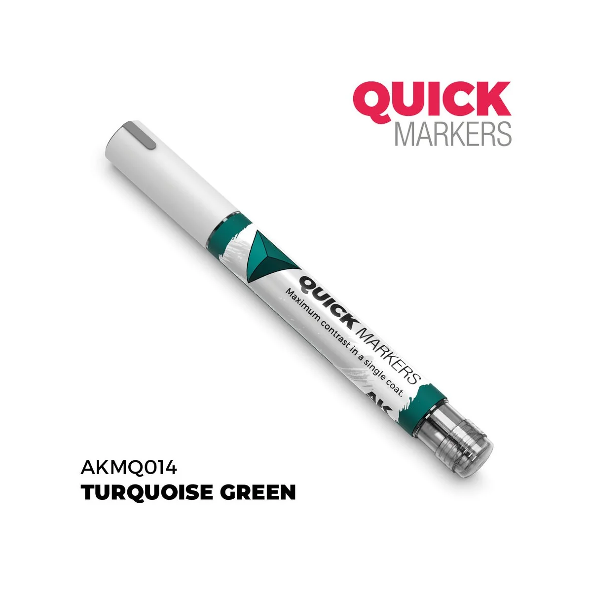 TURQUOISE GREEN - QUICK MARKER - AK Interactive AKMQ014 TURQUOISE GREEN - QUICK MARKER - AK Interactive AKMQ014