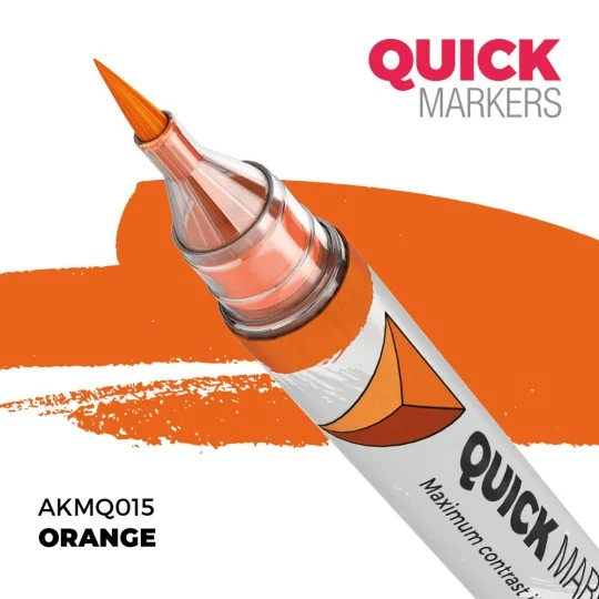 ORANGE - QUICK MARKER - AK Interactive AKMQ015 ORANGE - QUICK MARKER - AK Interactive AKMQ015