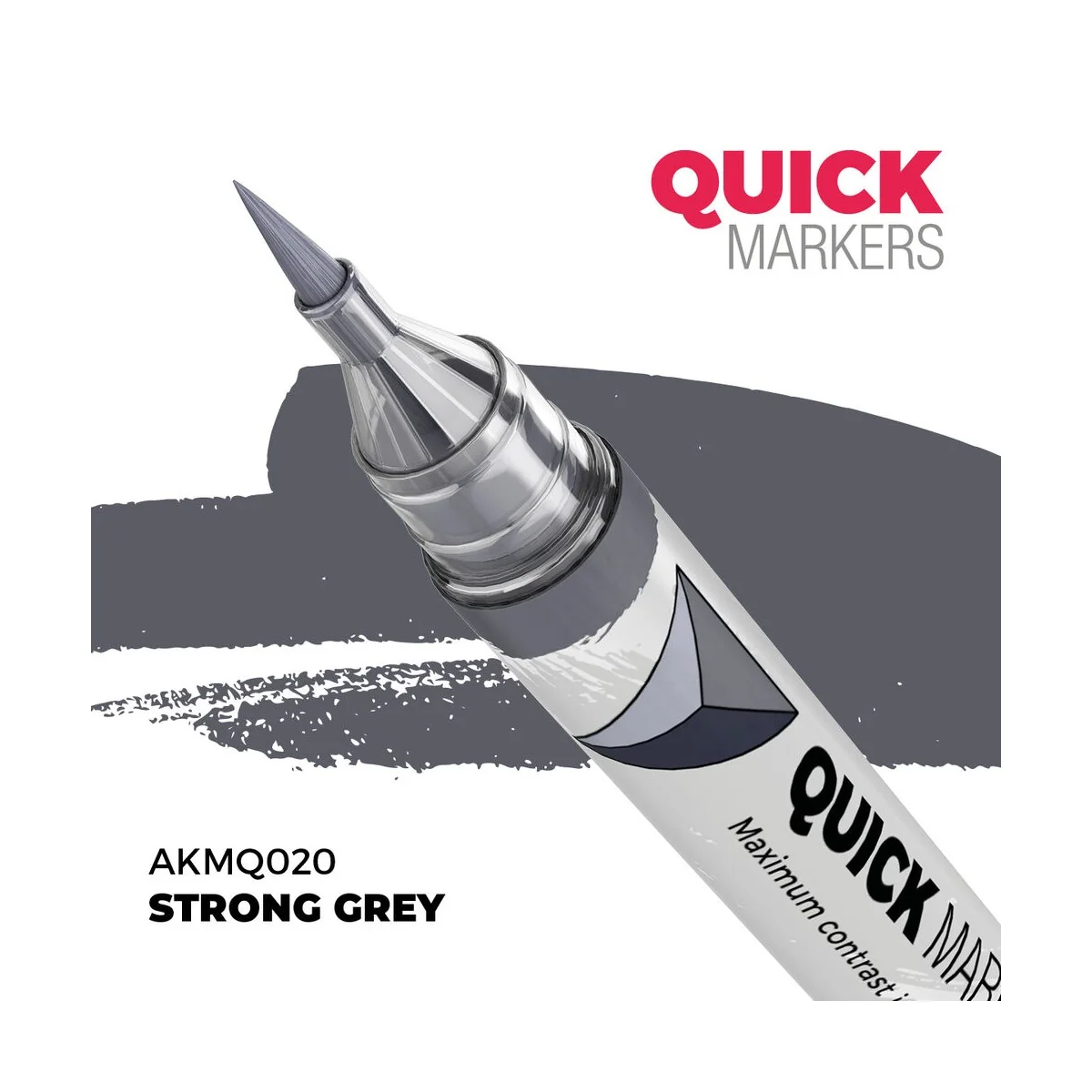 STRONG GREY - QUICK MARKER - AK Interactive AKMQ020