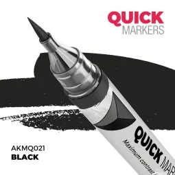 BLACK - QUICK MARKER - AK Interactive AKMQ021