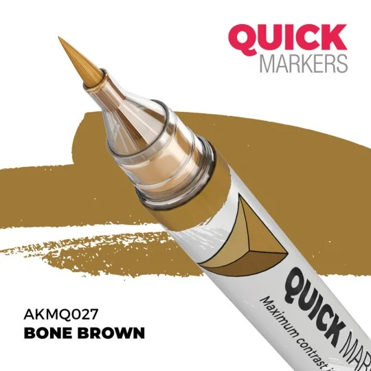 BONE BROWN - QUICK MARKER - AK Interactive AKMQ027 BONE BROWN - QUICK MARKER - AK Interactive AKMQ027