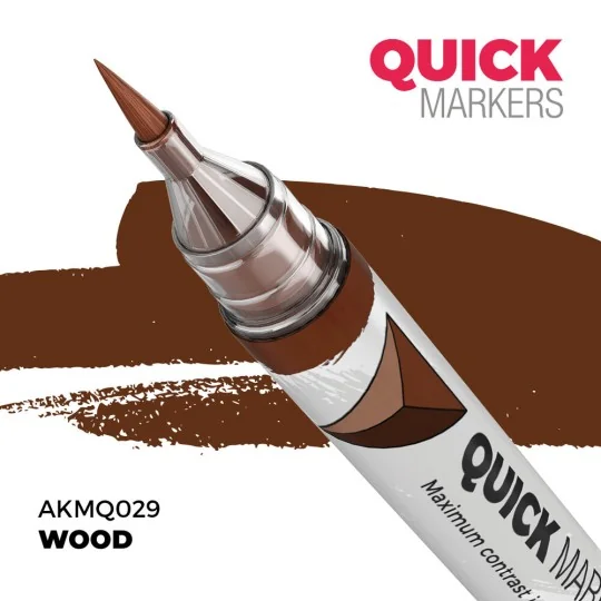 WOOD - QUICK MARKER - AK Interactive AKMQ029 WOOD - QUICK MARKER - AK Interactive AKMQ029