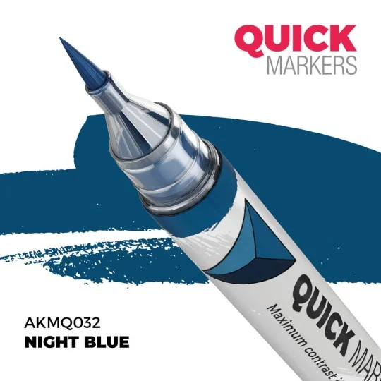 NIGHT BLUE - QUICK MARKER - AK Interactive AKMQ032 NIGHT BLUE - QUICK MARKER - AK Interactive AKMQ032
