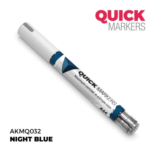 NIGHT BLUE - QUICK MARKER - AK Interactive AKMQ032 NIGHT BLUE - QUICK MARKER - AK Interactive AKMQ032