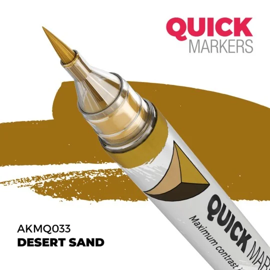 DESERT SAND - QUICK MARKER - AK Interactive AKMQ033 DESERT SAND - QUICK MARKER - AK Interactive AKMQ033