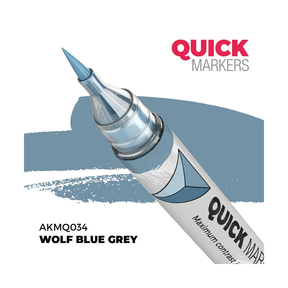 WOLF BLUE GREY - QUICK MARKER - AK Interactive AKMQ034 WOLF BLUE GREY - QUICK MARKER - AK Interactive AKMQ034