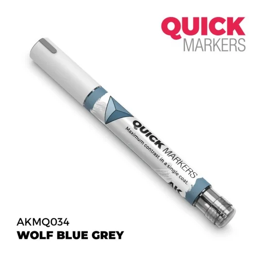 WOLF BLUE GREY - QUICK MARKER - AK Interactive AKMQ034 WOLF BLUE GREY - QUICK MARKER - AK Interactive AKMQ034
