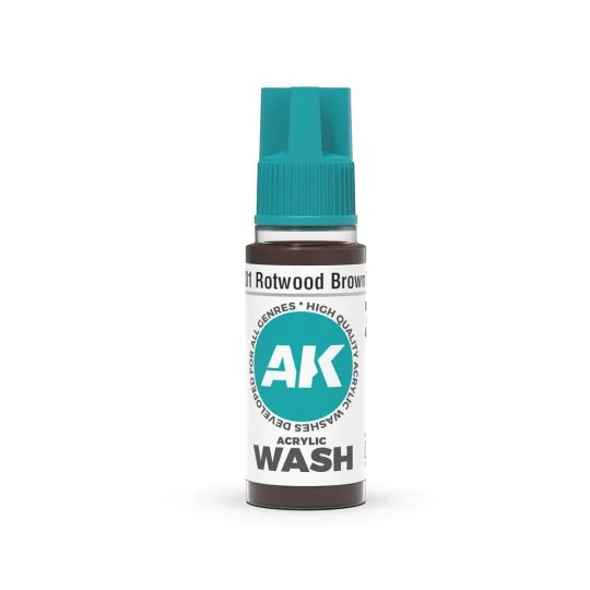 Rotwood Brown Wash 18ml - AK Interactive AK19301 Rotwood Brown Wash 18ml - AK Interactive AK19301